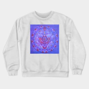 Angel of Hope free-hand mandala Crewneck Sweatshirt